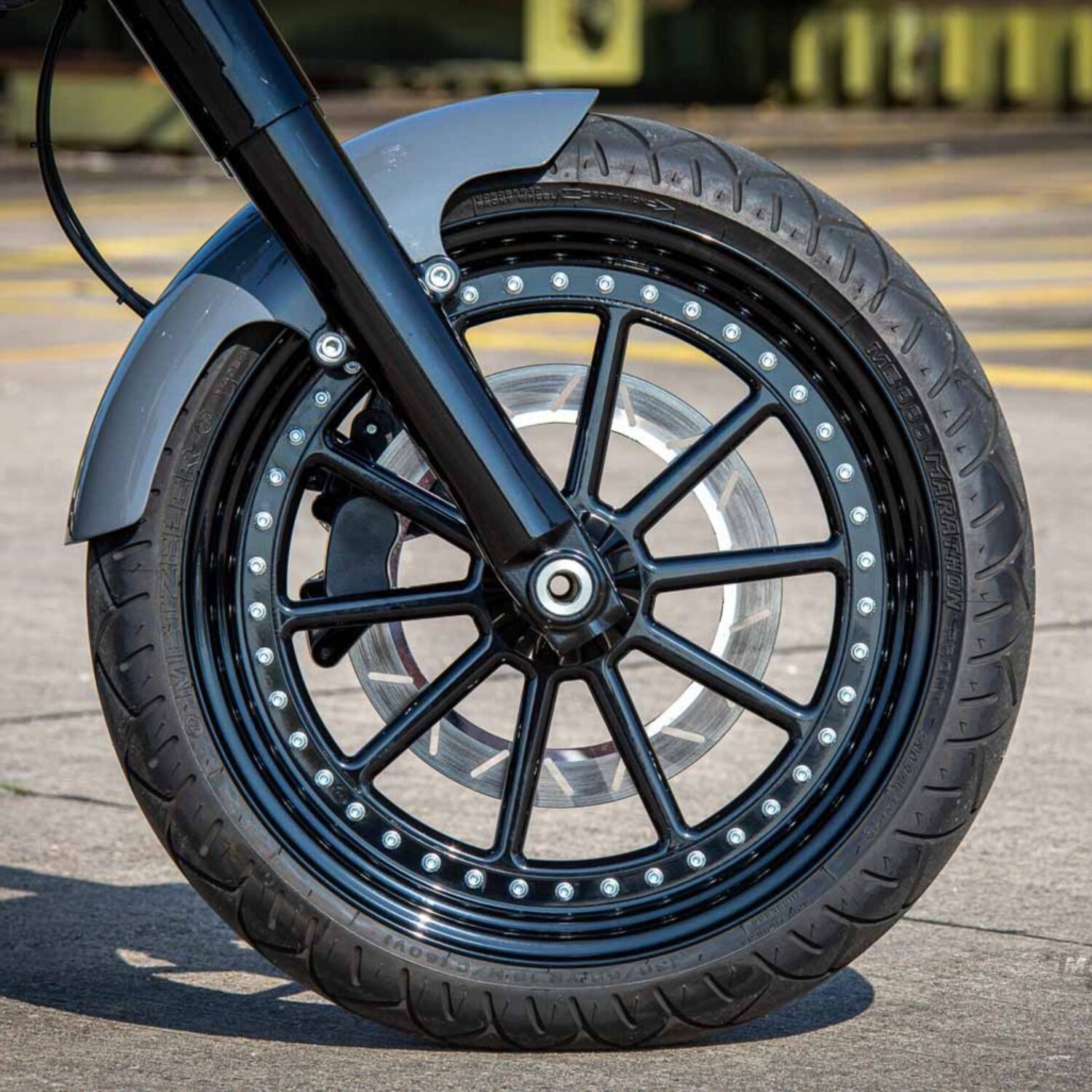 Rick's Motorcycles, Softail 18" custom front fender. Long