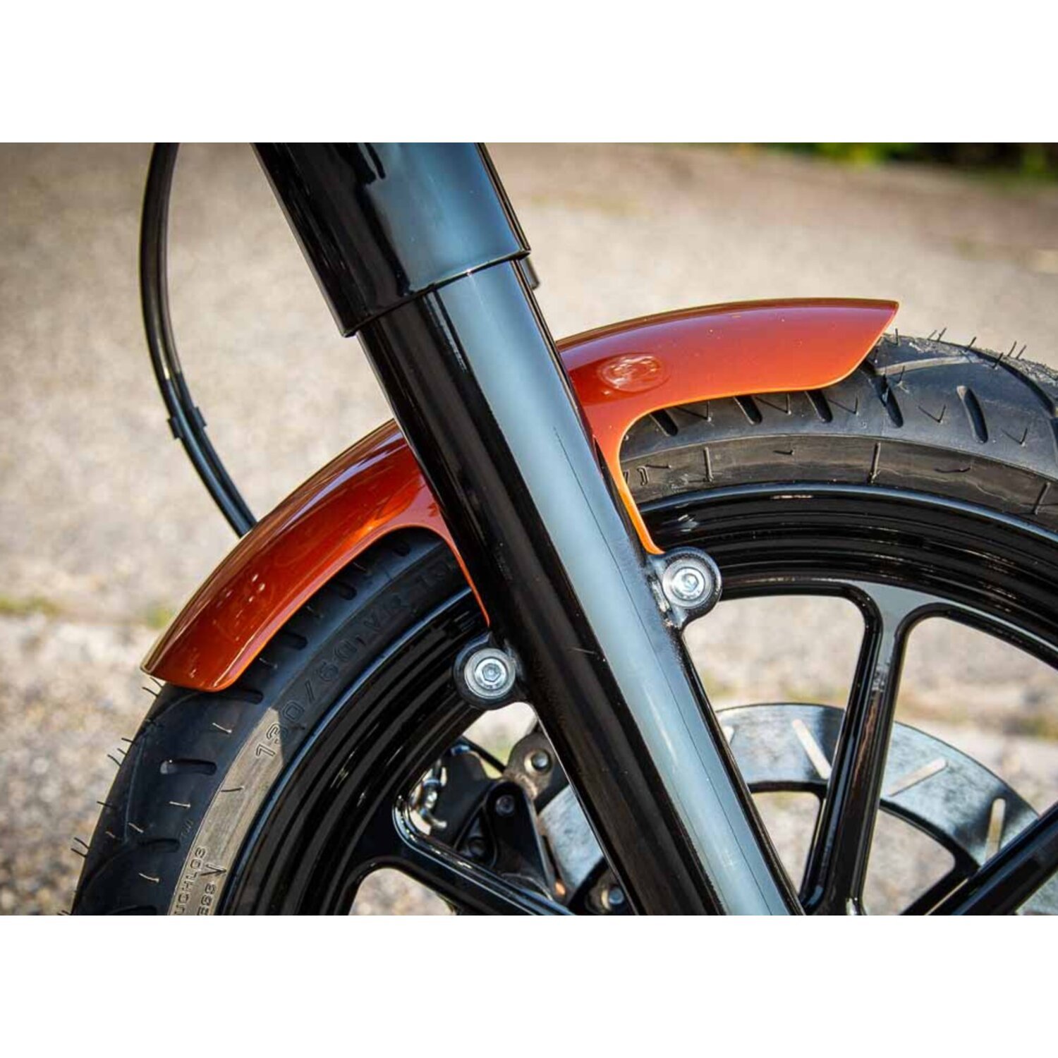 Rick's Motorcycles, Softail 18" custom front fender. Short