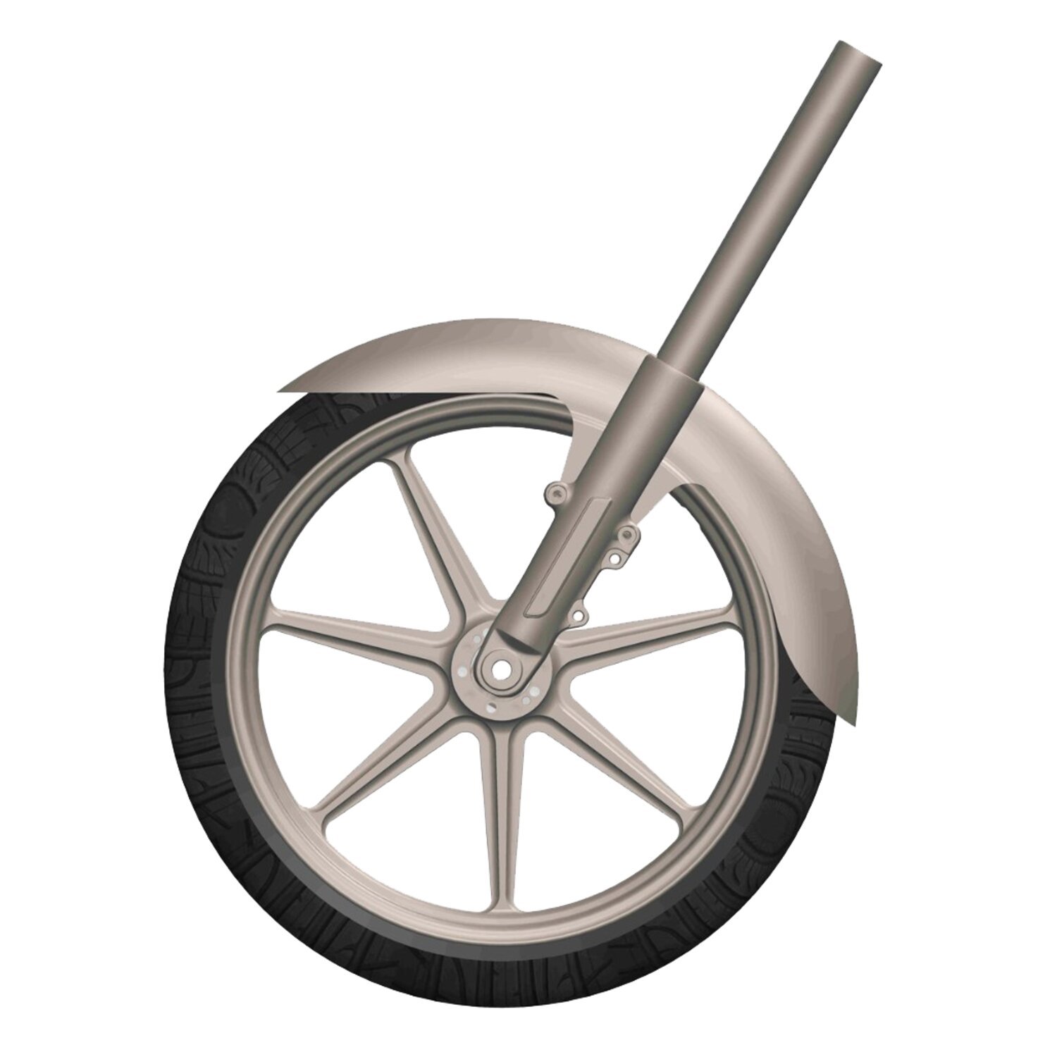 Rick's Motorcycles, 21" front fender Touring 'Street-Cut'