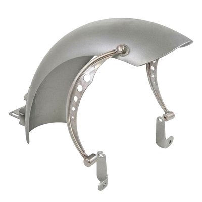 Rear fender for M8 Softail models with a narrow frame, made from 2mm steel for a stylish and trendy Bobber look. Fits 150/16 tires.
No welding necessary and mounting material and assembly instructions are included. 

Note: the original belt guard must be adjusted, or use the matching Rick's belt guard 