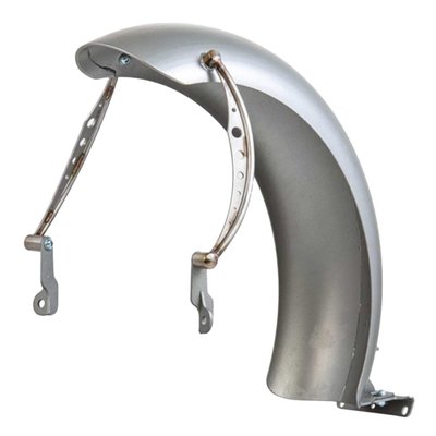 Long version of the Twin Cam Softail steel rear fender. Made from 2mm thick steel for use with a 150/16 tire for a stylish and trendy Bobber look. Fender struts, mounting material and assembly instructions are included.

Note: the original belt guard must be adjusted, or use the matching Rick's belt guard 