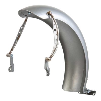 Long version of the Twin Cam Softail steel rear fender. Made from 2mm thick steel for use with a 200/50-17 tire for a stylish and trendy Bobber look. Fender struts, mounting material and assembly instructions are included.

Note: the original belt guard must be adjusted, or use the matching Rick's belt guard 