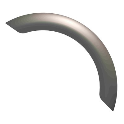 Do it yourself fender blank
Suitable for 150/80-16 tires and original tires
Length: 818 mm
Width inside: 161 mm 
Thickness steel: 2mm