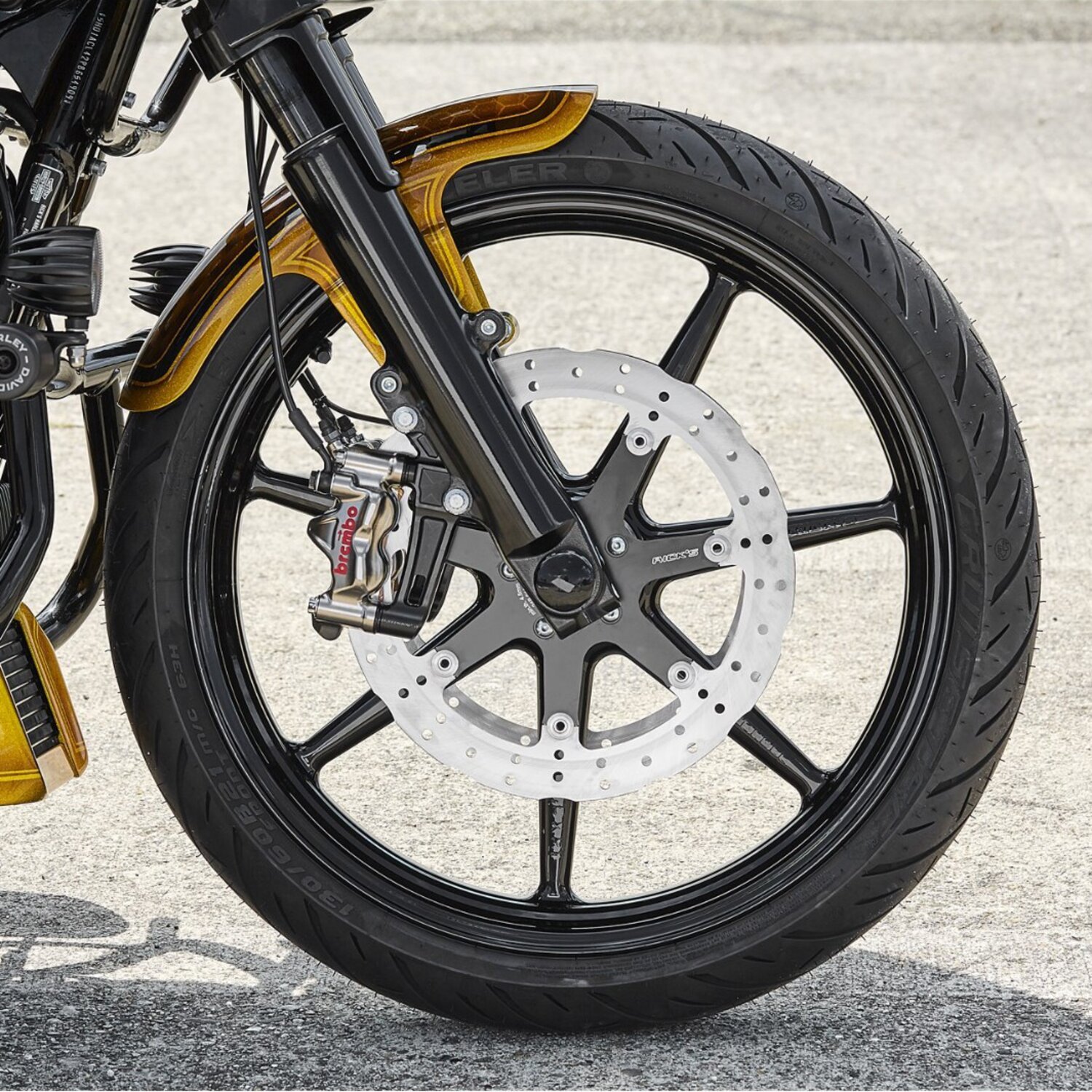 Rick's Motorcycles, front Wave brake disc Seven Sins 11.5"
