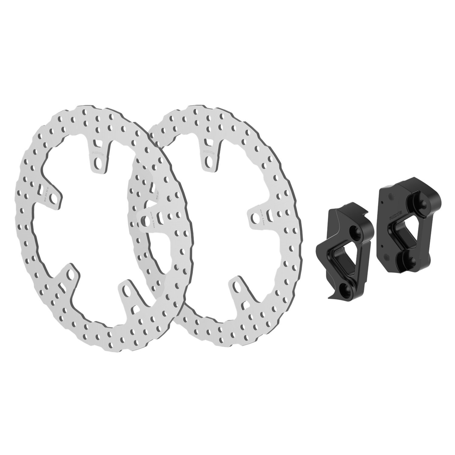 Rick's Motorcycles, front Wave brake disc kit 14". SS