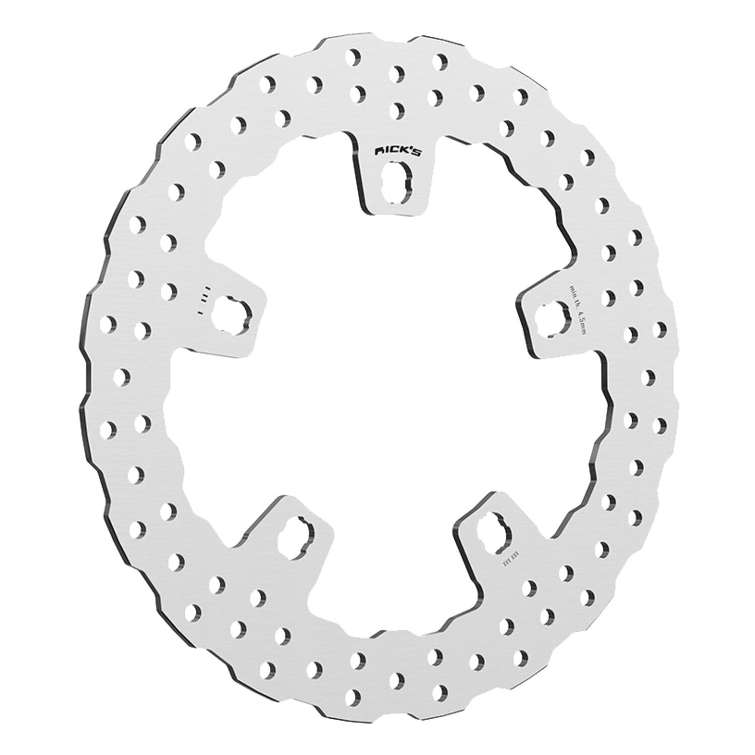Rick's Motorcycles, front Wave brake disc 11.8". SS