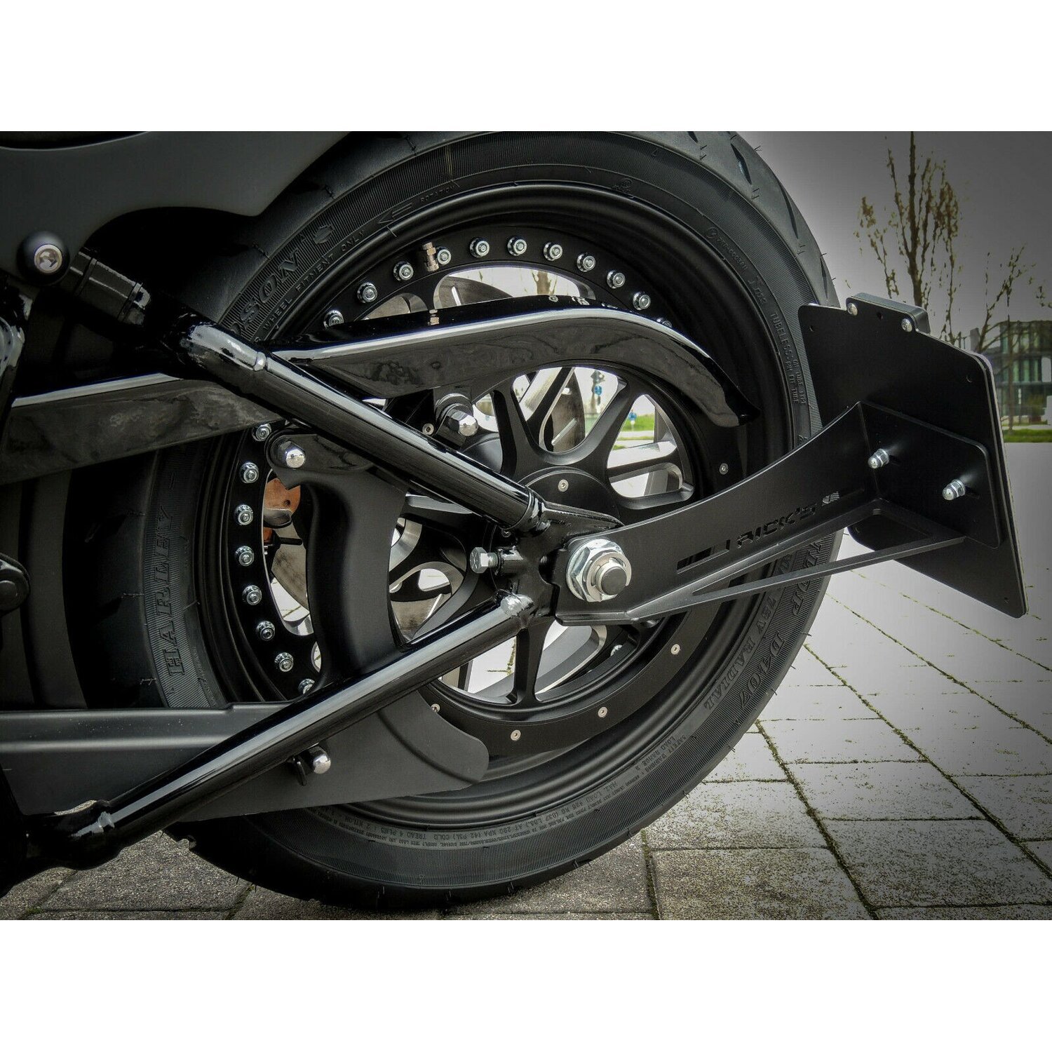 Rick's Motorcycles, side mount license plate kit