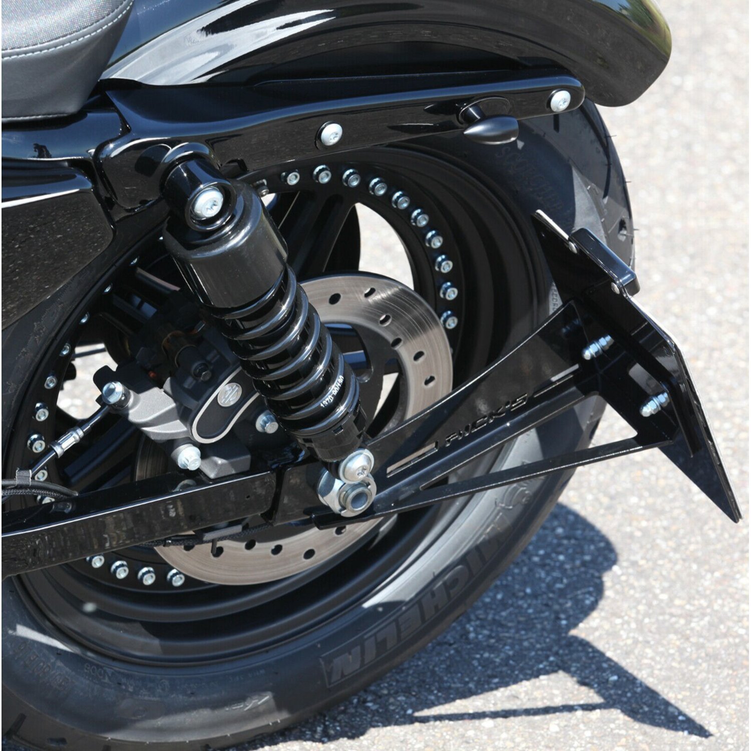 Rick's Motorcycles, side mount license plate kit