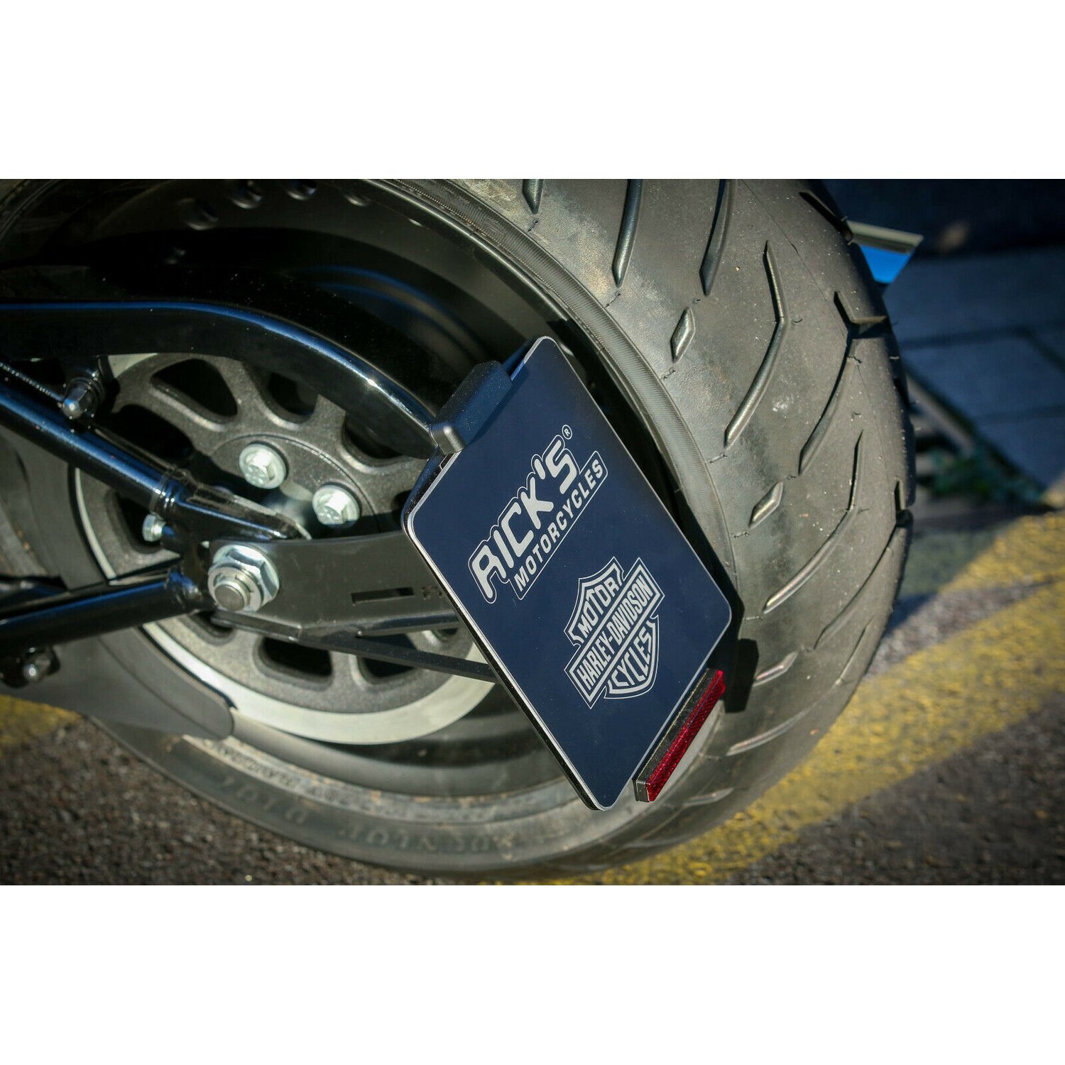 Rick's Motorcycles, side mount license plate kit