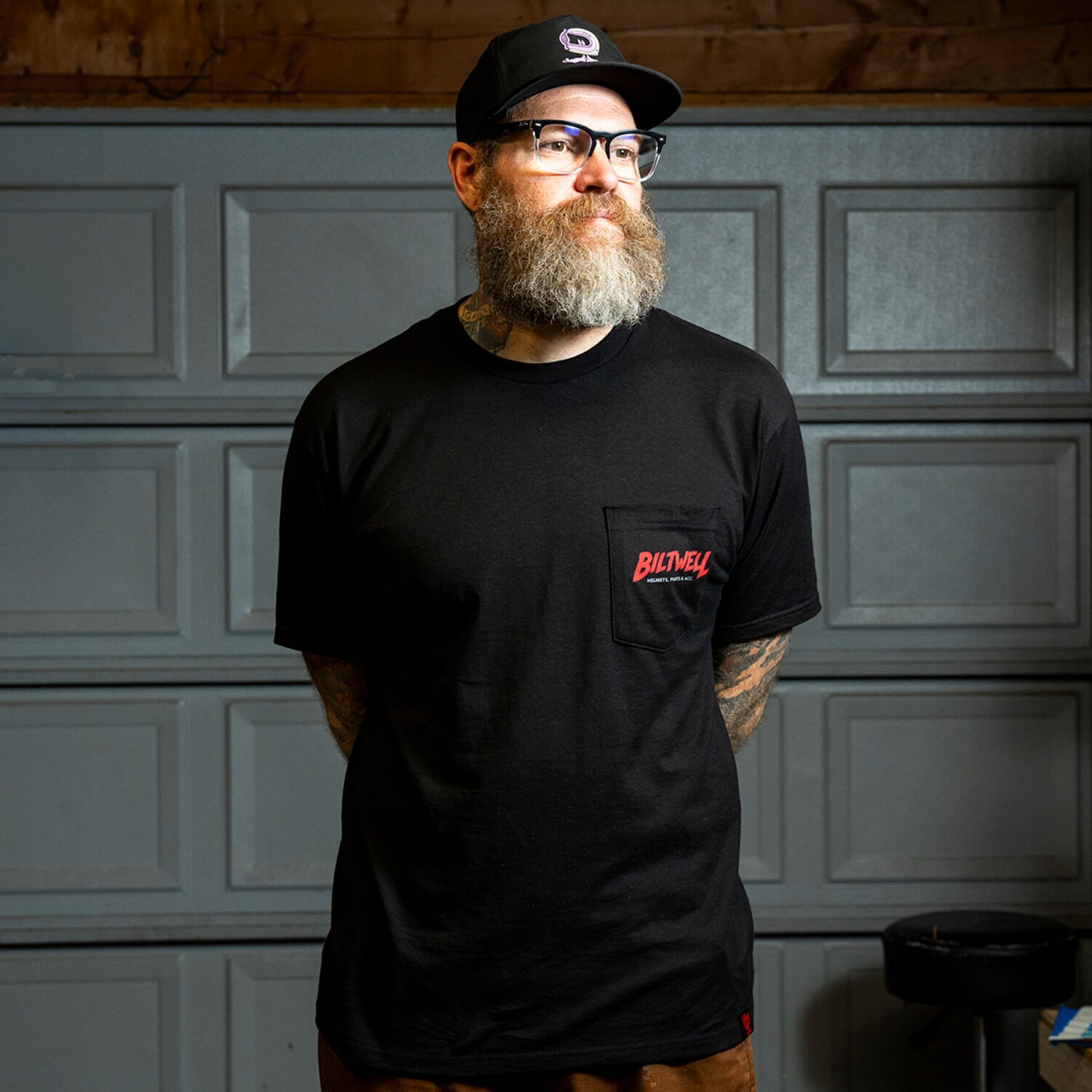Biltwell Motorsickle t-shirt, Black, 2XL