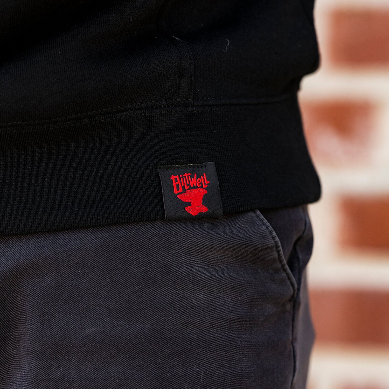 2XL — Biltwell Fast Cat hoodie black, 2XL
