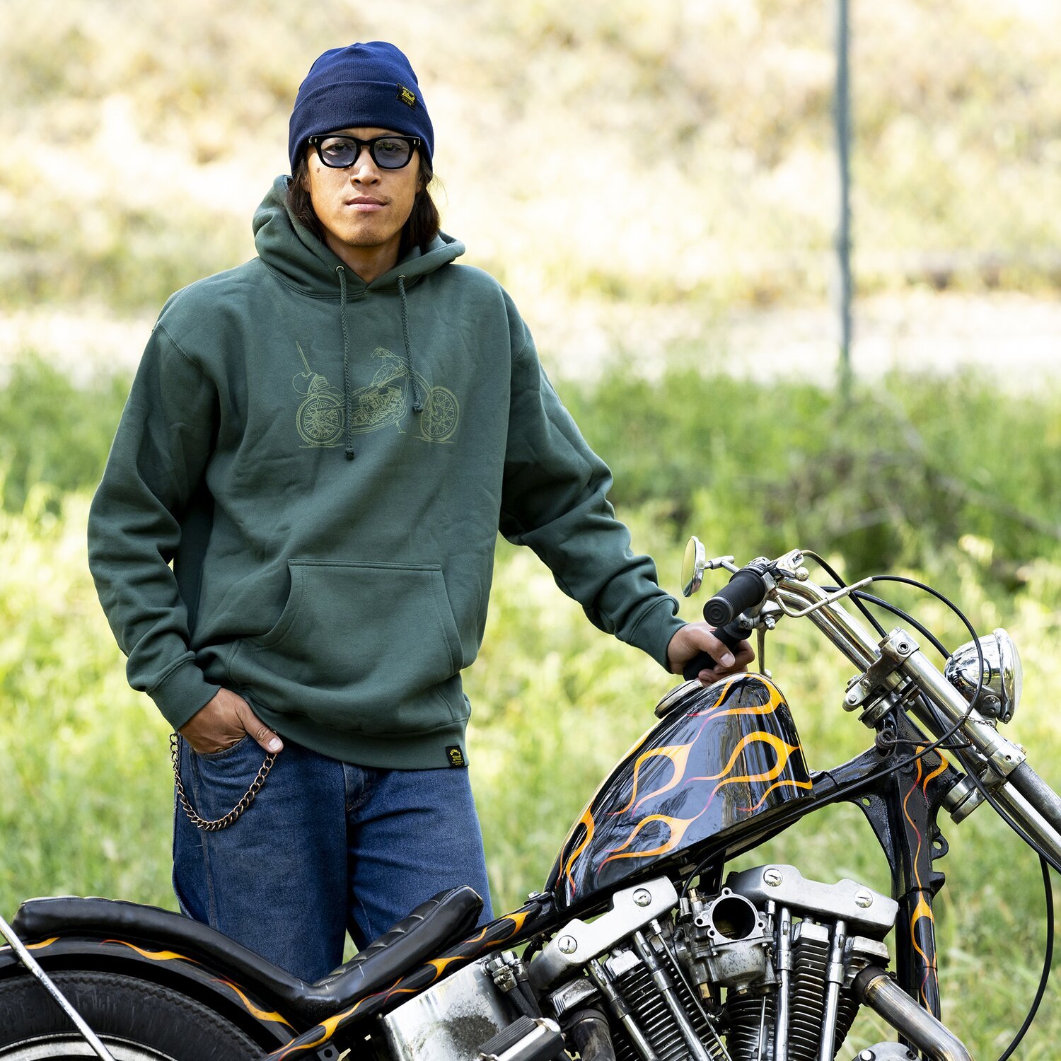 Biltwell Goods beanie, Navy