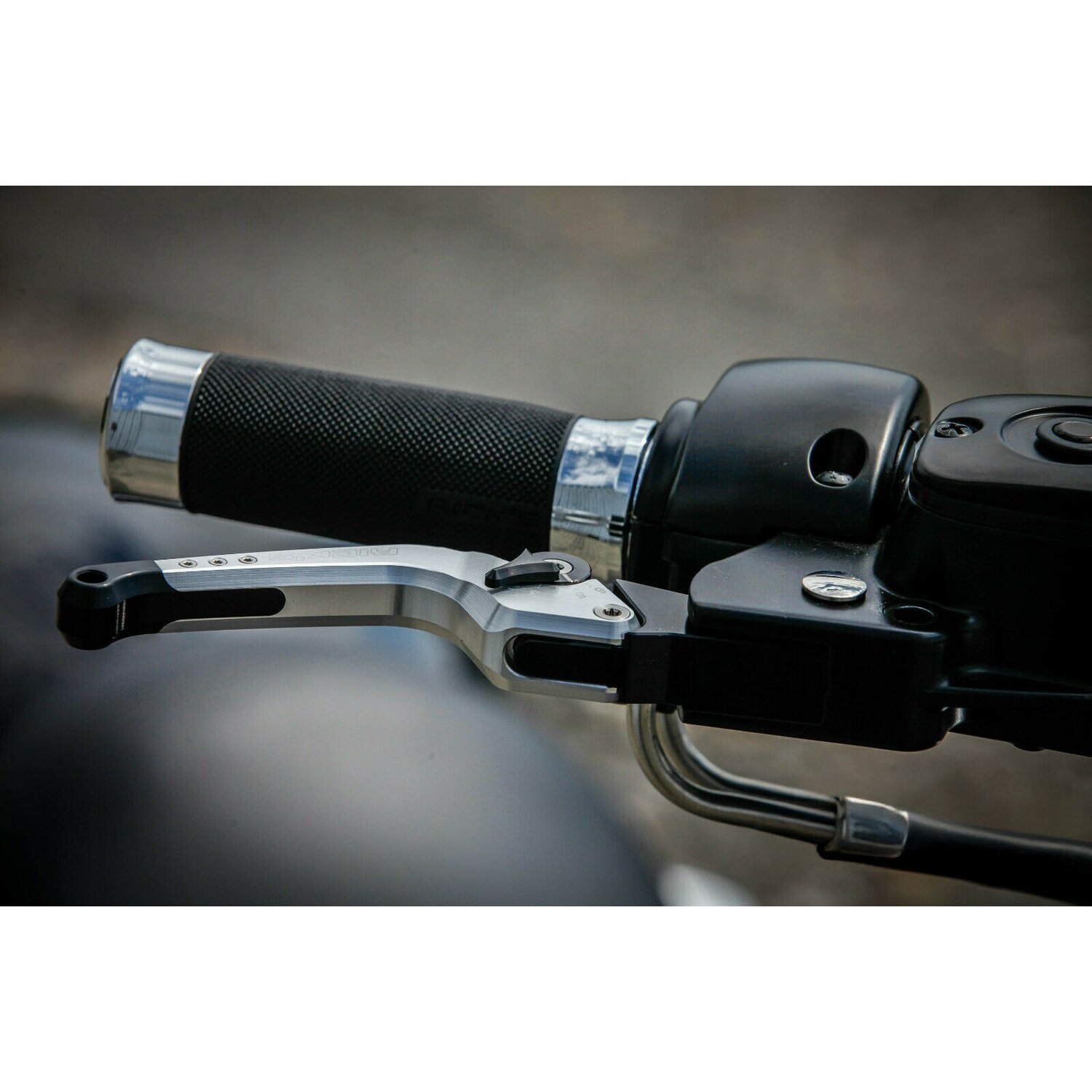 Rick's Motorcycles, Good Guys brake & clutch lever set B/S, Silver