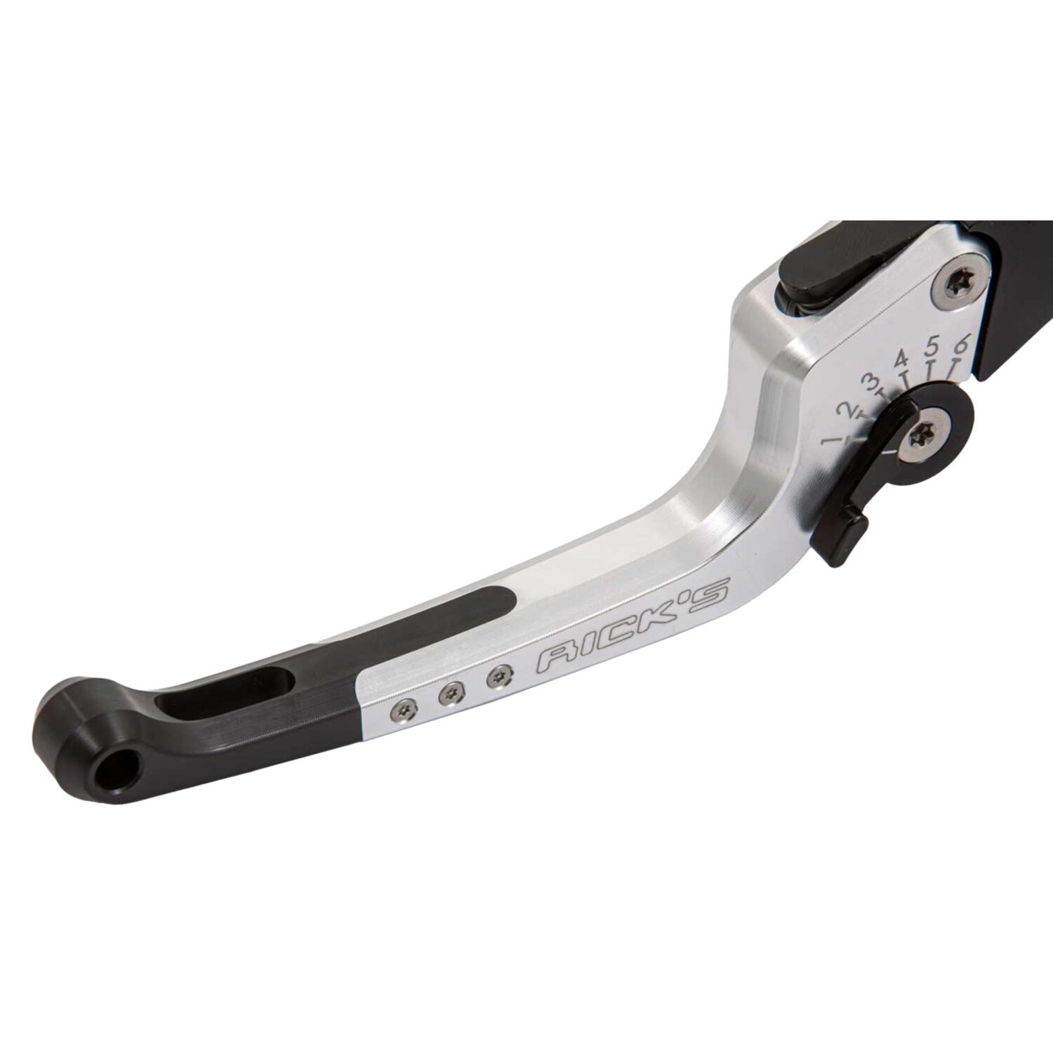 Rick's Motorcycles, Good Guys brake & clutch lever set B/S, Black, Satin