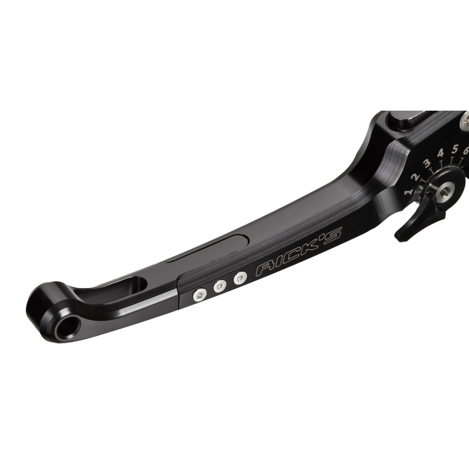 Rick's Motorcycles, Good Guys brake & clutch lever set Blk, Black