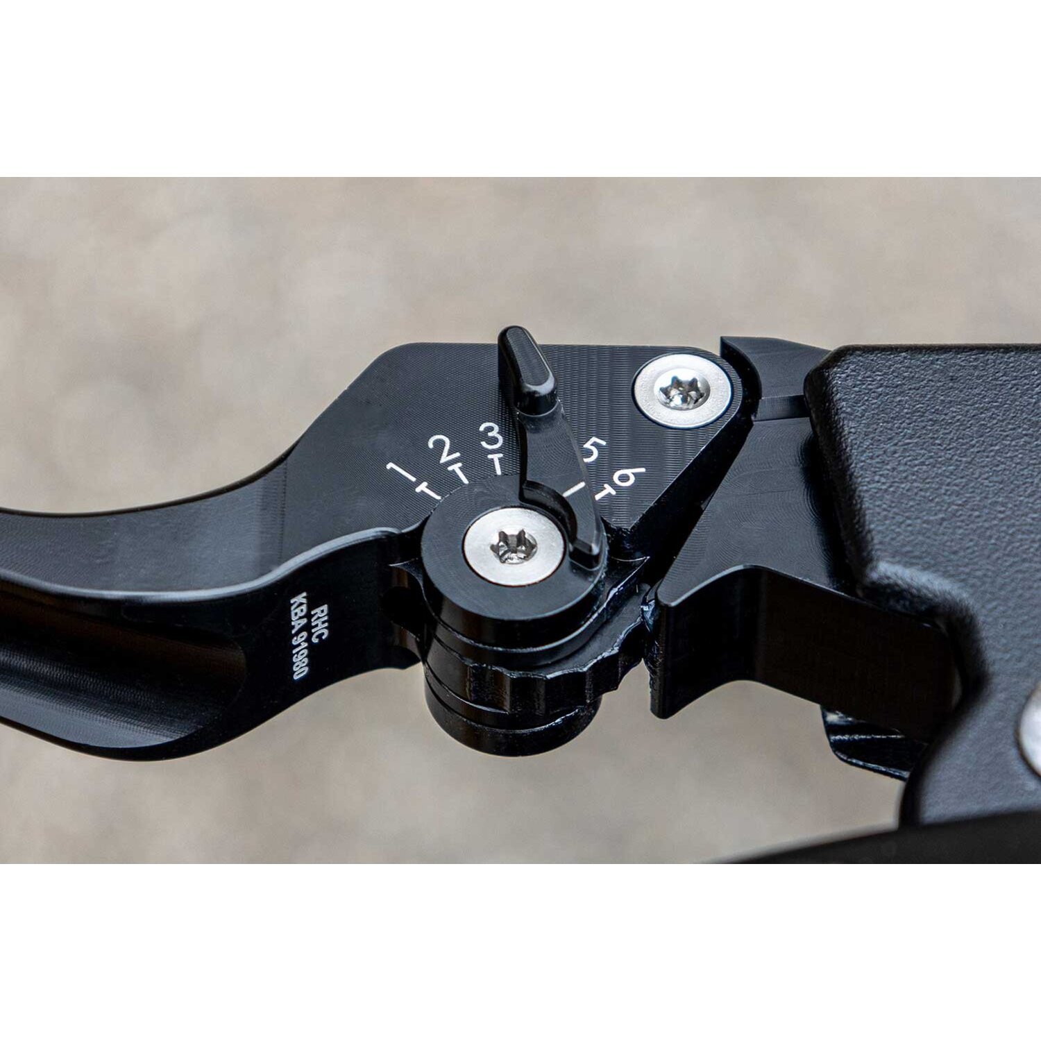 Rick's Motorcycles, Classic brake & clutch lever set, Black