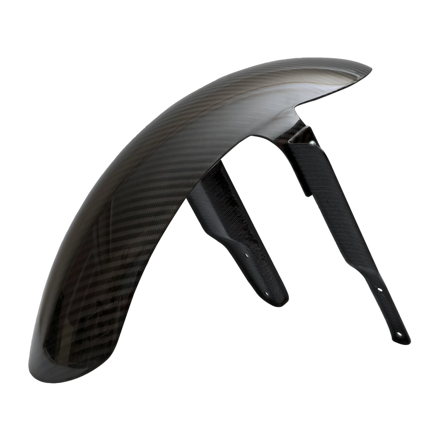 Tommy & Sons, carbon fiber 3-piece front fender. Woven