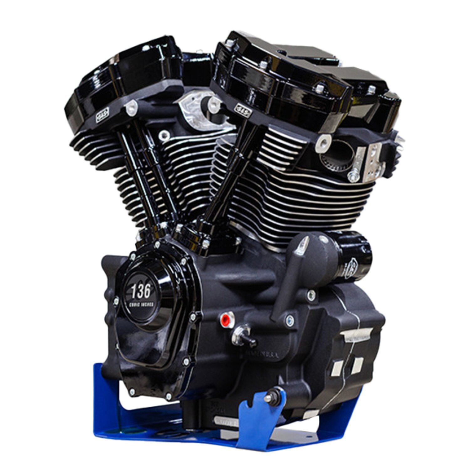 S&S, MK136B / 2.2 liter Softail engine with 550G Cam, Black