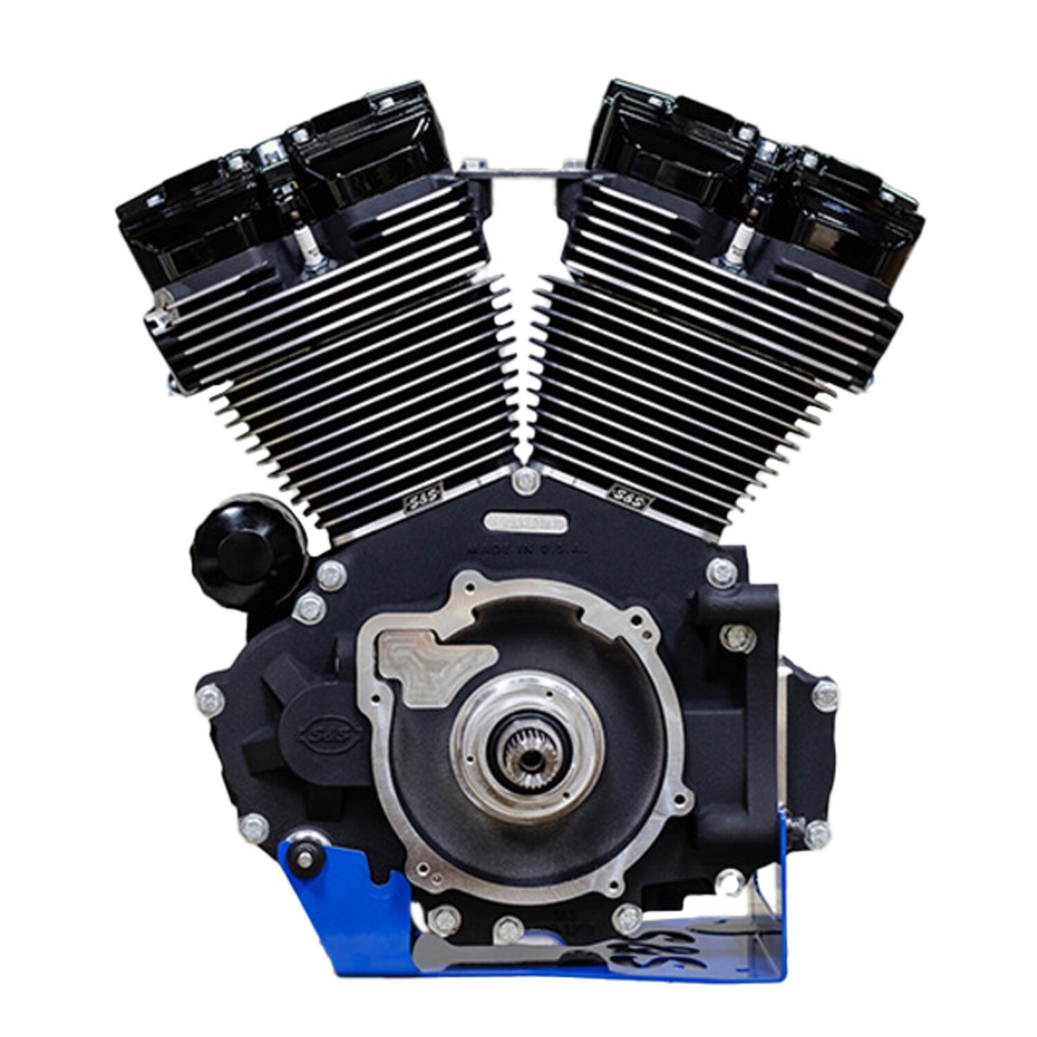 S&S, MK136B / 2.2 liter Softail engine with 550G Cam, Black
