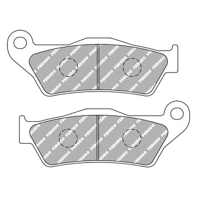 Ferodo is well known for factory installed in many motorcycle, car and even bicycle applications. These are no-doubt High Quality brake pad components, which have been at the center of Ferodo for over 100 years. They that will dependable and predictable braking performance, exactly what you expect. 
OEM replacement reference 41300169, 41300072, 41300161