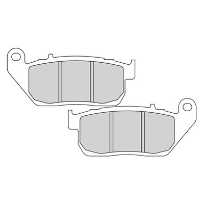 Ferodo is well known for factory installed in many motorcycle, car and even bicycle applications. These are no-doubt High Quality brake pad components, which have been at the center of Ferodo for over 100 years. They that will dependable and predictable braking performance, exactly what you expect. 
OEM replacement reference 42831-04A