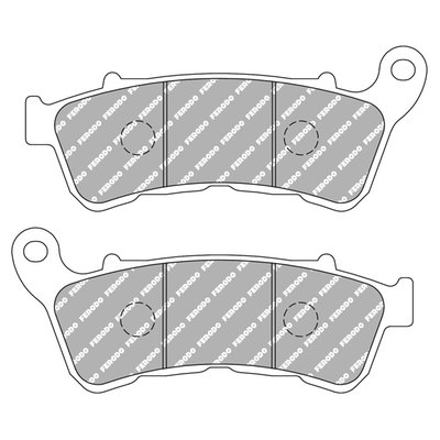 Ferodo is well known for factory installed in many motorcycle, car and even bicycle applications. These are no-doubt High Quality brake pad components, which have been at the center of Ferodo for over 100 years. They that will dependable and predictable braking performance, exactly what you expect. 
OEM replacement reference 41300004