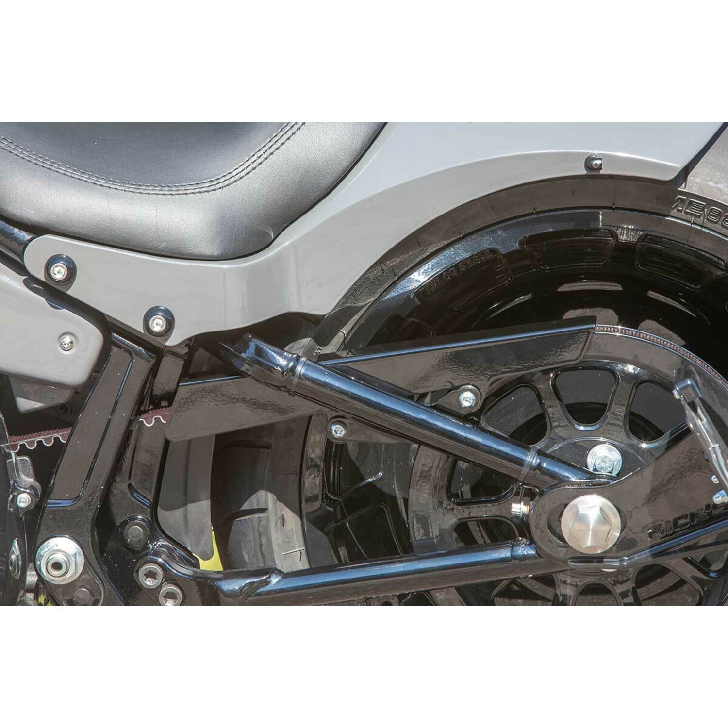 Rick's Motorcycles, belt guard no-cut out