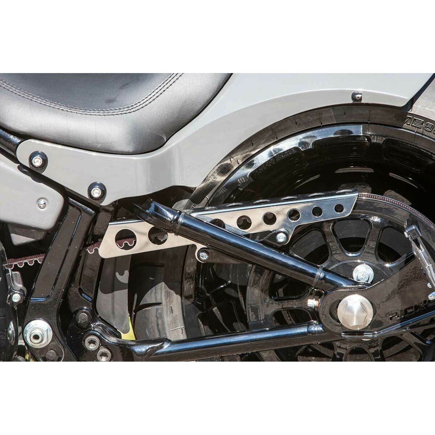 Rick's Motorcycles, belt guard Round holes