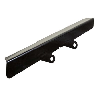 Stainless steel gloss black powder coated belt guard that can be mounted on the stock mounts.
Includes upper belt guard and mounting hardware.
