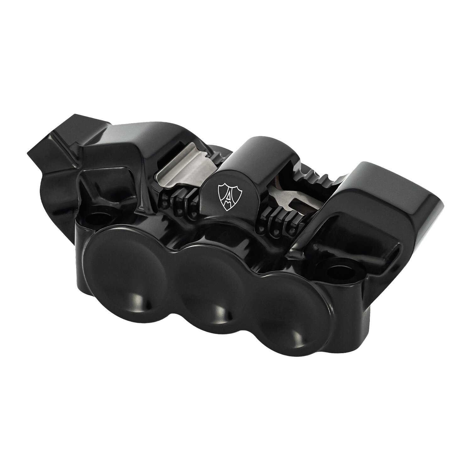 Arlen Ness, 6-p mono-block radial caliper. Left