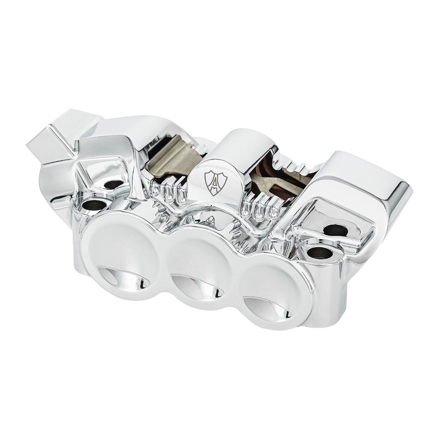 Arlen Ness, 6-p mono-block radial caliper. Left