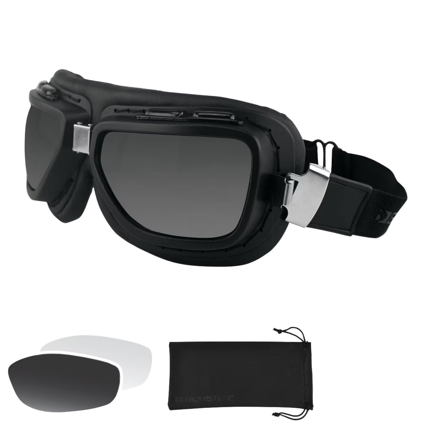 Bobster Pilot goggles, Black