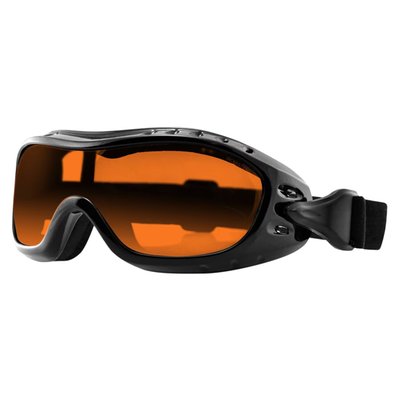 The Bobster Night Hawk are the perfect goggles choice for riders who wear prescription glasses or seek top-notch quality. It comfortably fits over most RX glasses and includes a single anti-fog lens. Crafted with a flexible polyurethane frame and double-layer foam, it ensures comfort while sealing out wind and dust. Designed for motorcycle use, it comes with a carry case and a microfiber cloth for easy maintenance and transportation. Available in with three different lens colors; orange, yellow and smoke.
• Anti-Fog Lenses
• Fits Over Prescription Glasses
• Shatter Resistant Polycarbonate Lenses
• 100% UV Protection
• Polyurethane Frame
• Double Layer Neoprene Foam
• ANSI Z80.3
• CE
• Includes Carry Case and Microfiber Cloth