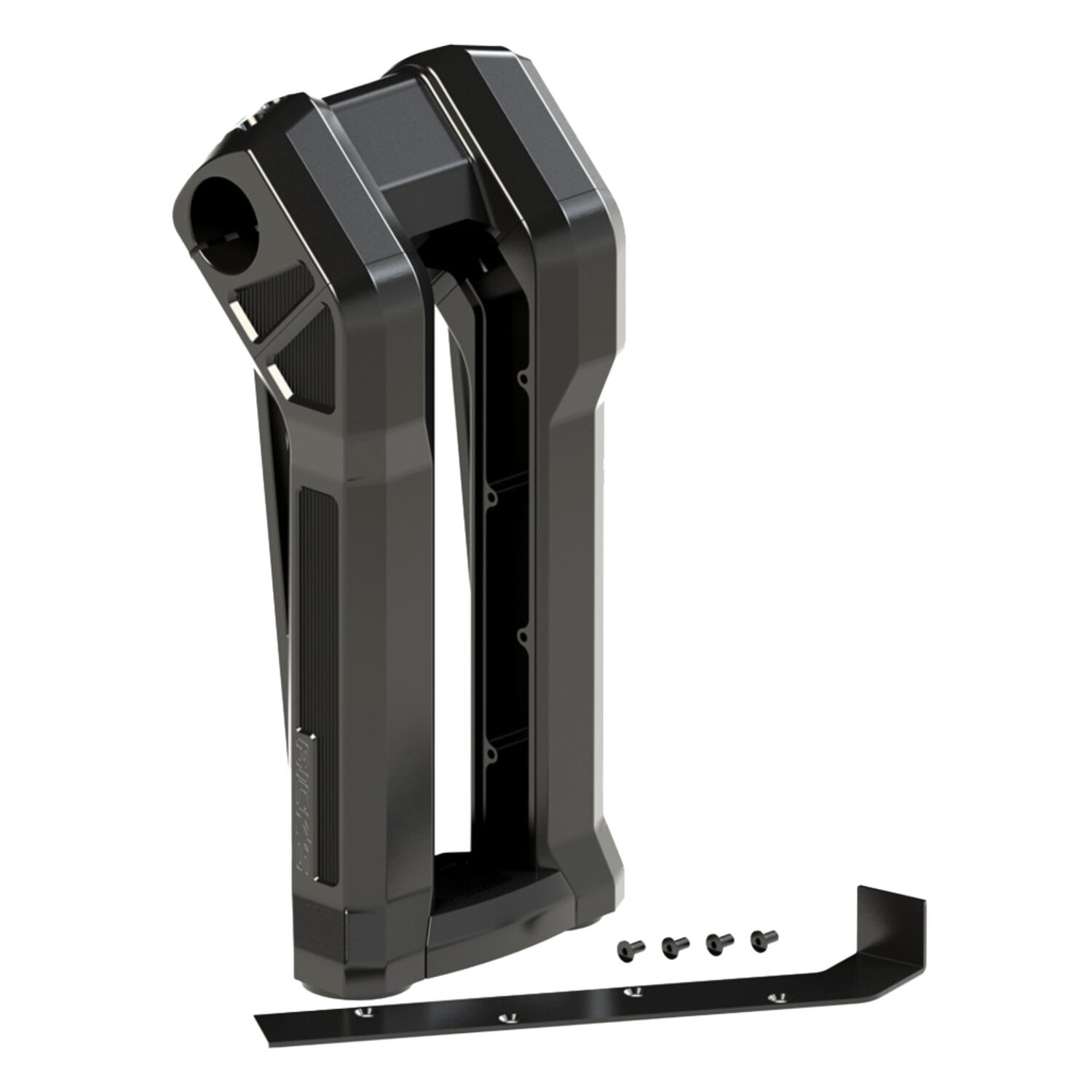 Rick's Motorcycles, Clubstyle riser kit Pullback ST. 7", Black, Anodized