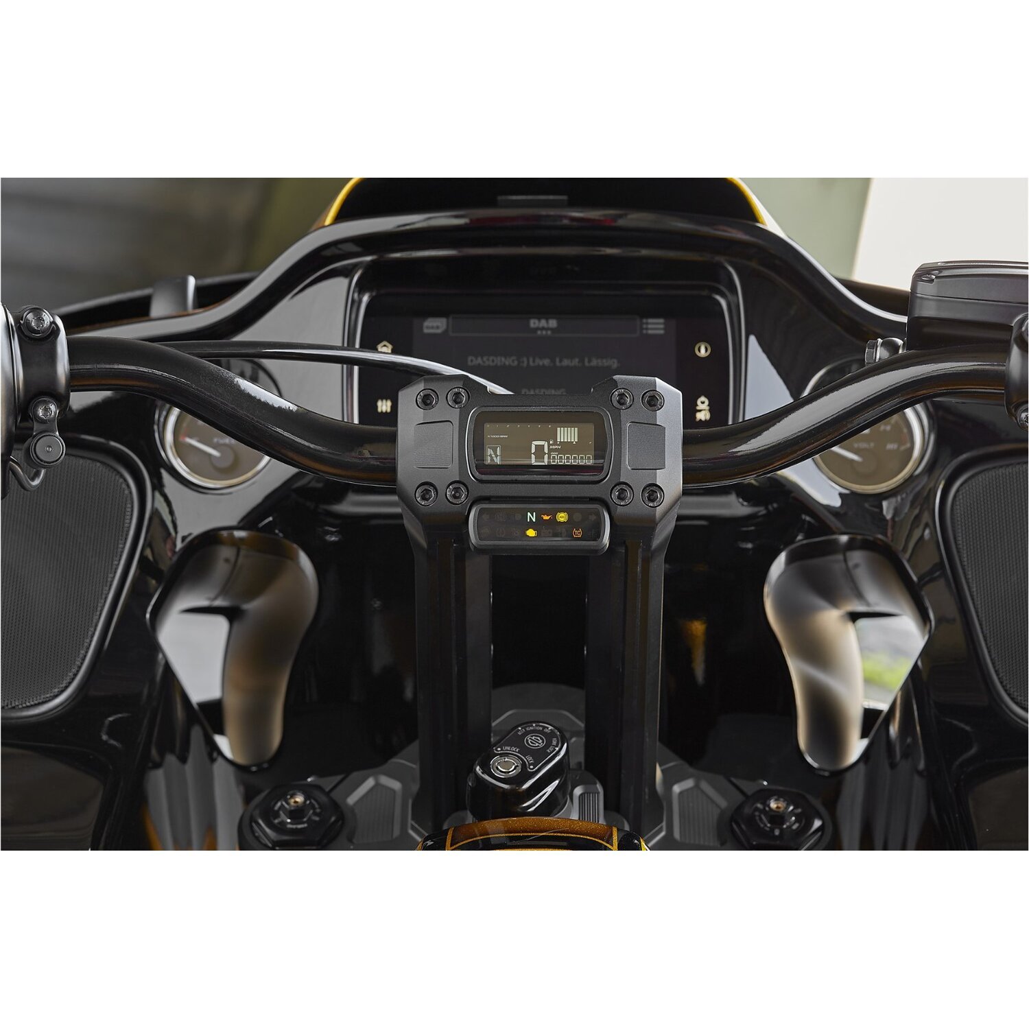 Rick's Motorcycles, Clubstyle riser kit Pullback ST. 10", Black, Anodized