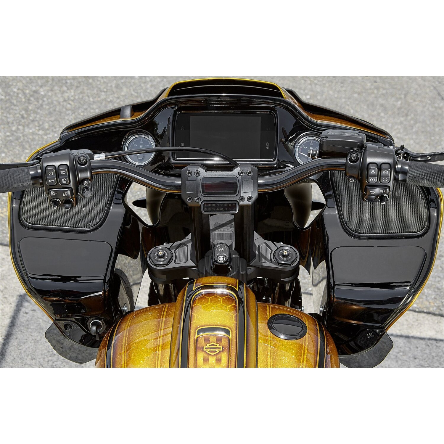 Rick's Motorcycles, Clubstyle riser kit Pullback ST. 10", Black, Anodized
