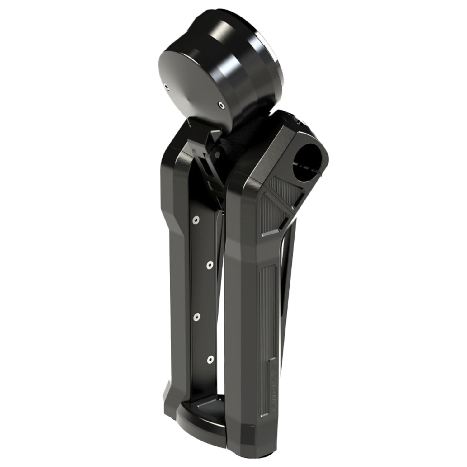 Rick's Motorcycles, Clubstyle riser kit Pullback S. 8.5", Black, Anodized