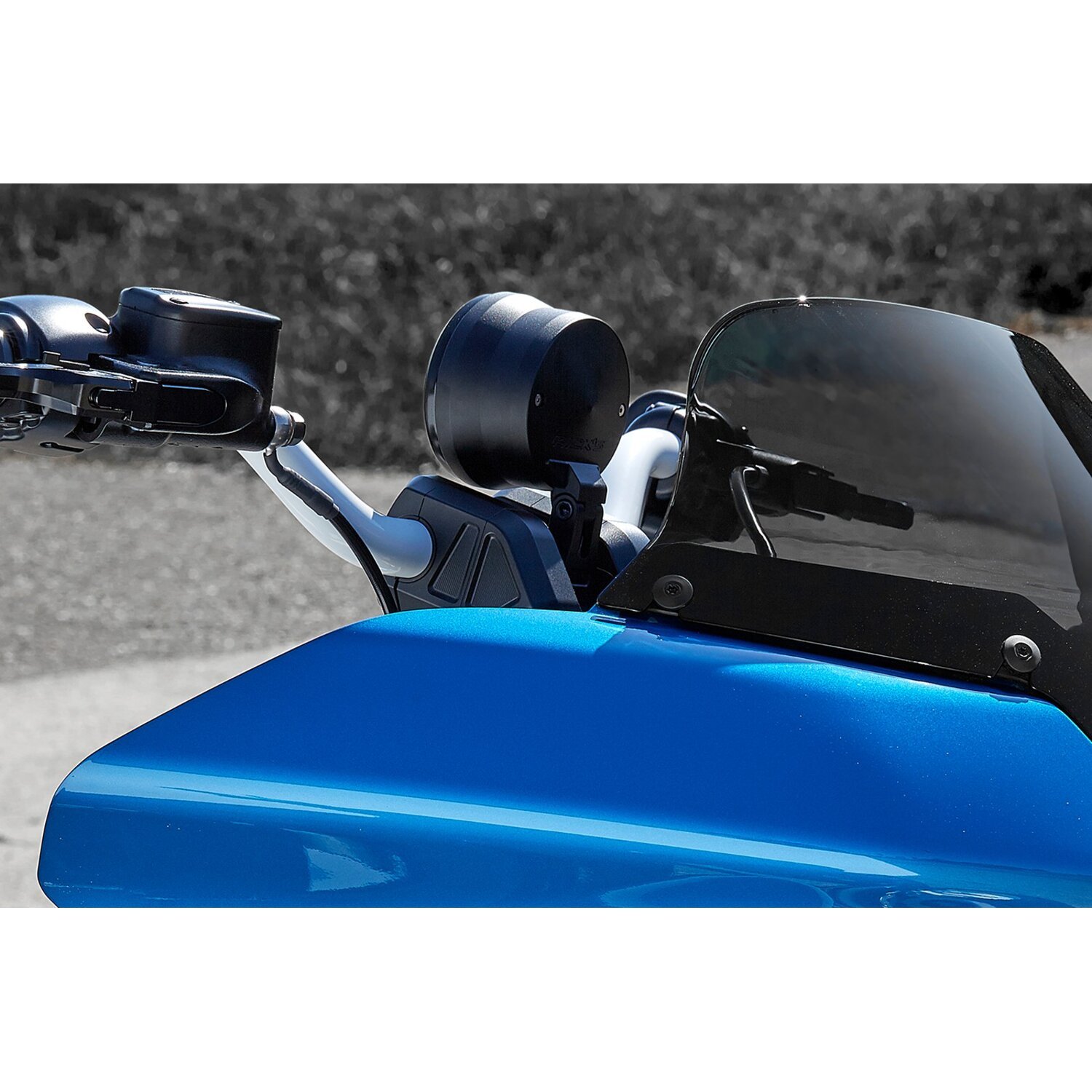 Rick's Motorcycles, Clubstyle riser kit Pullback S. 8.5", Black, Anodized