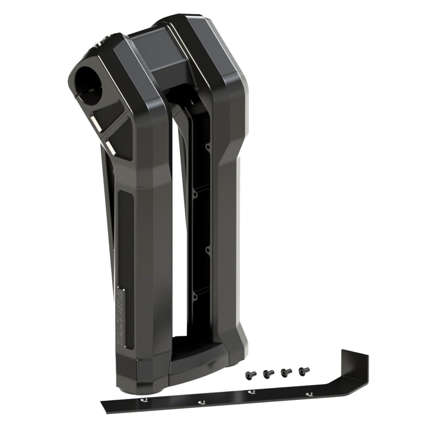 Rick's Motorcycles, Clubstyle riser kit Pullback. 8.5", Black, Anodized