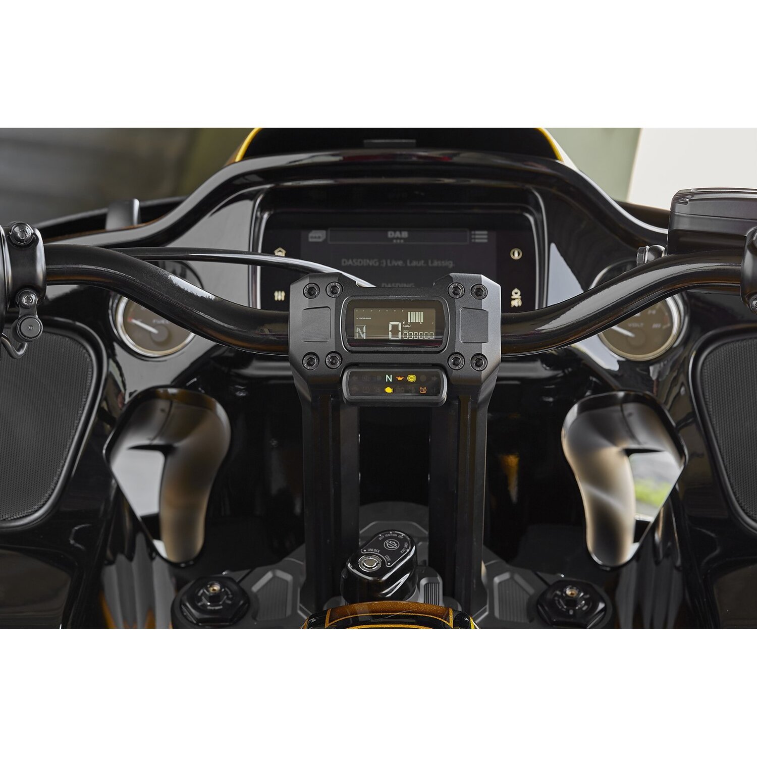 Rick's Motorcycles, Clubstyle riser kit Pullback. 8.5", Black, Anodized