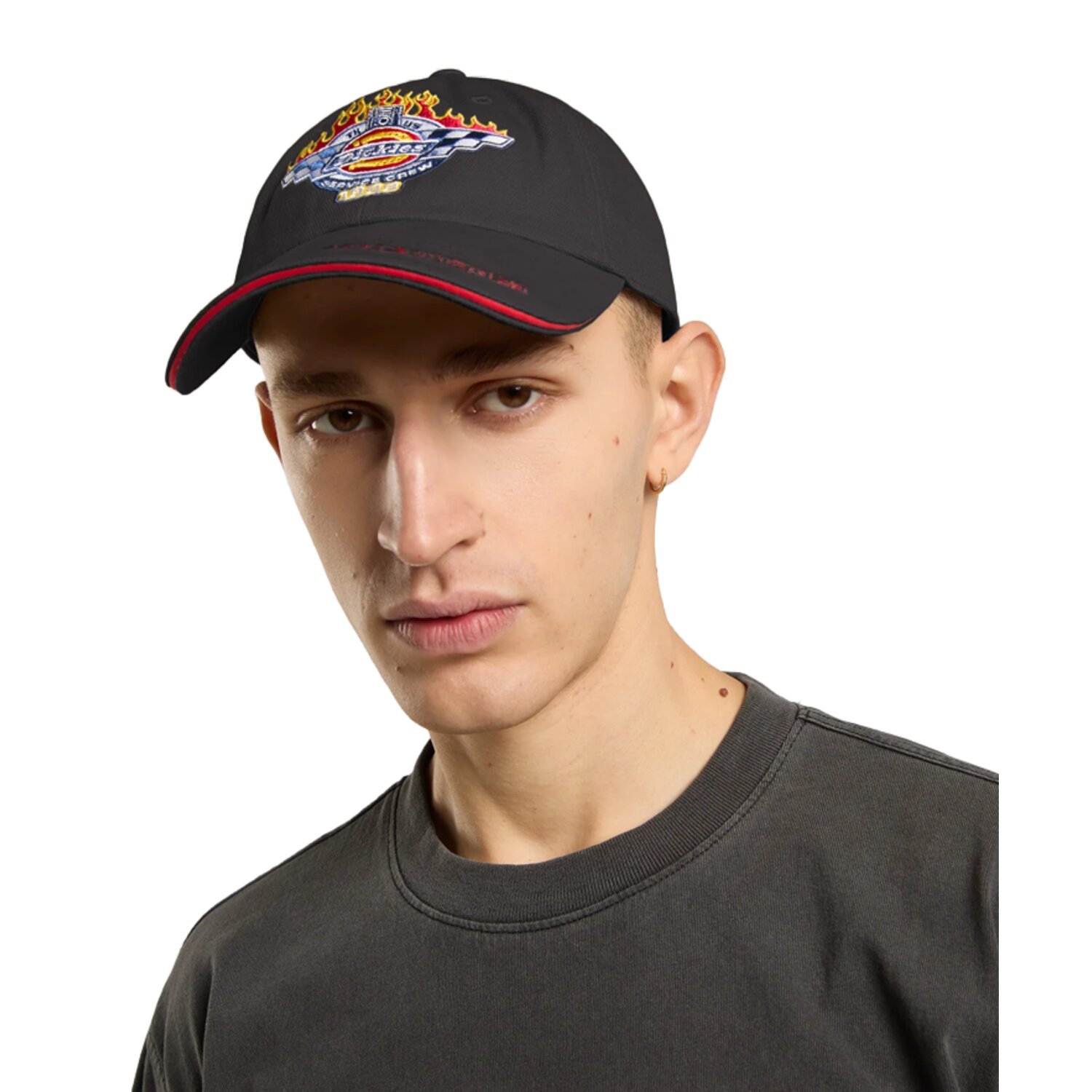 Dickies Nashport cap charcoal, Gray