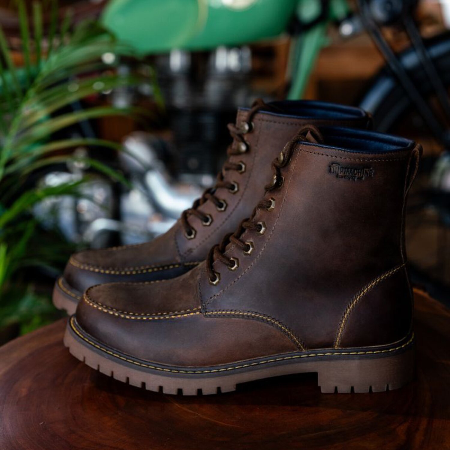 Trip Machine Moc-toe boots, mocha, 41