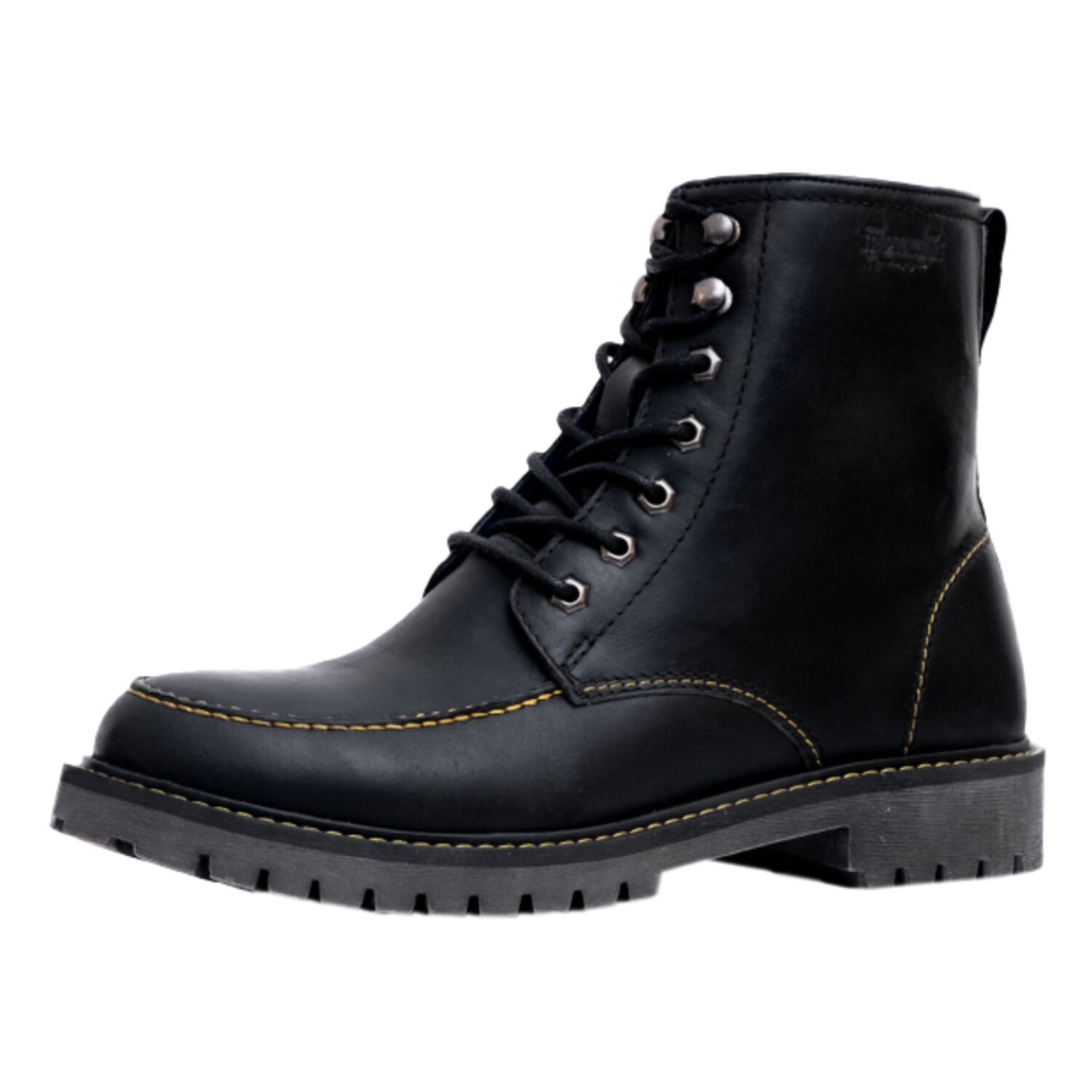 Trip Machine Moc-toe boots, Black, 40