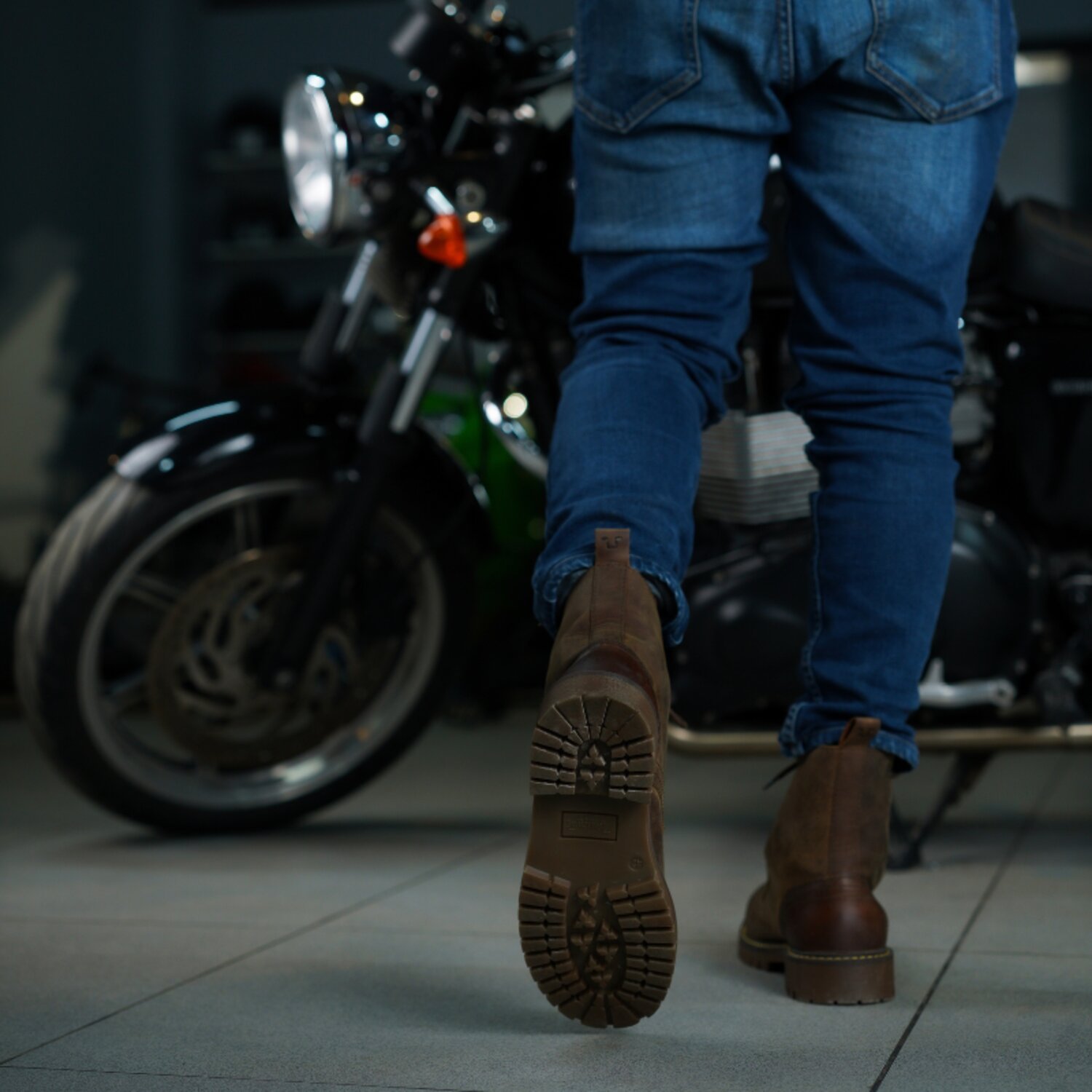 Trip Machine Derby boots, rusty wrangler, 40