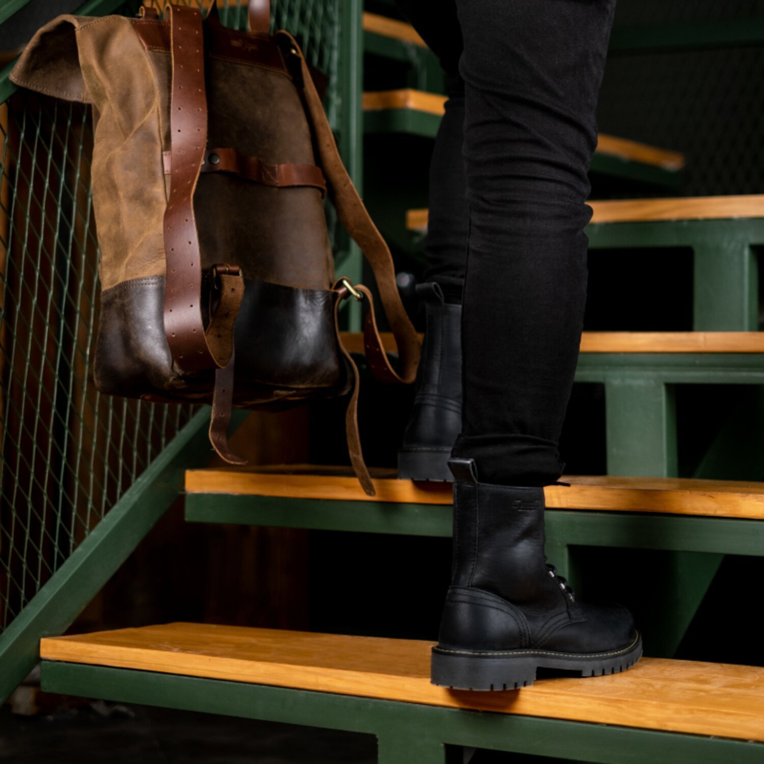 Trip Machine Derby boots, dark shadow, 40