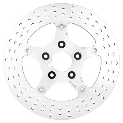 11.5" / 292mm O.D., 50mm I.D. 8.7mm (5/16") counterbored mounting holes with 3.25" bolt circle. Mount style 'G'.
OEM replacement reference 44136-84A and 44136-92.
Made of high quality steel. Easy bolt-on installation.