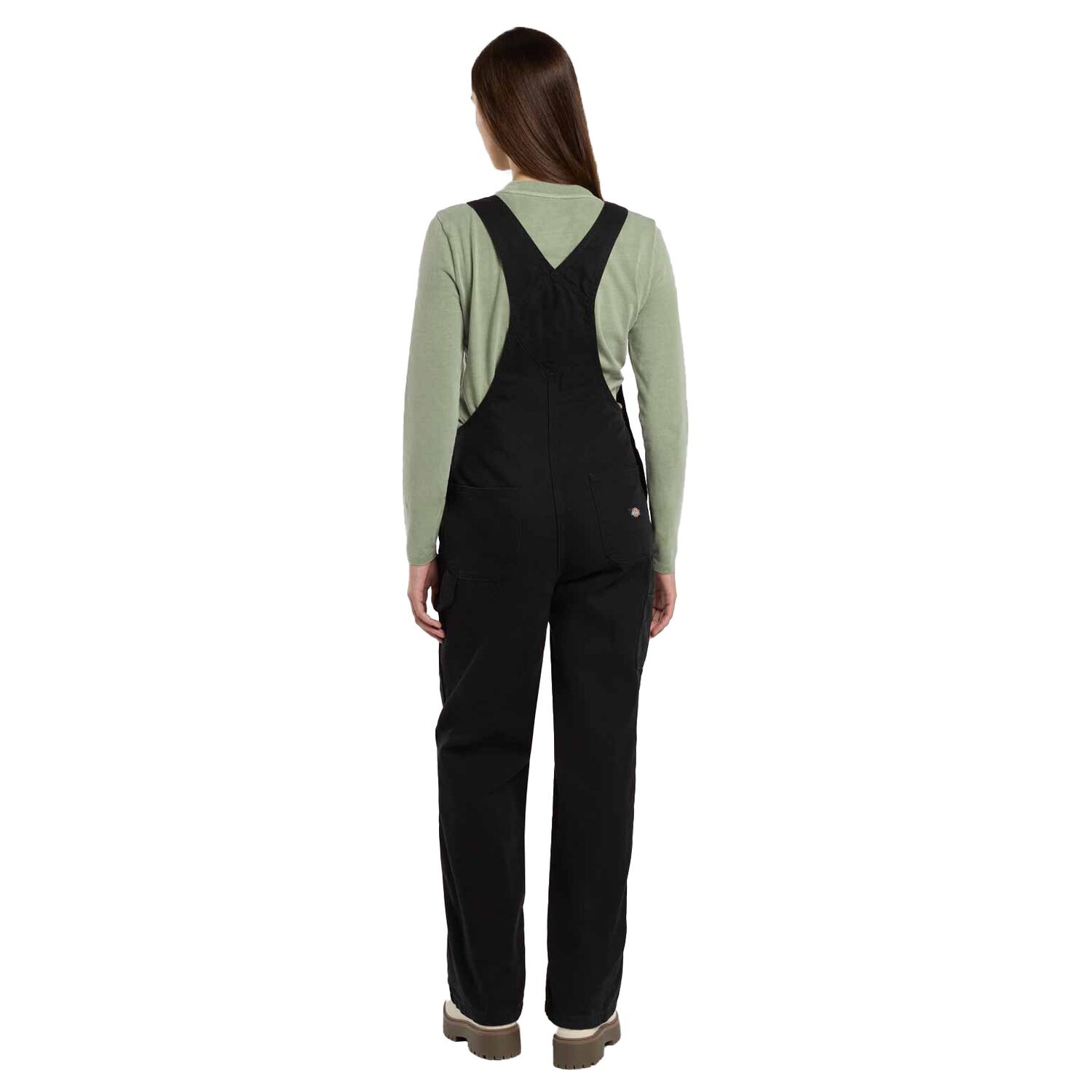 Dickies Loose canvas female bib, Black, S