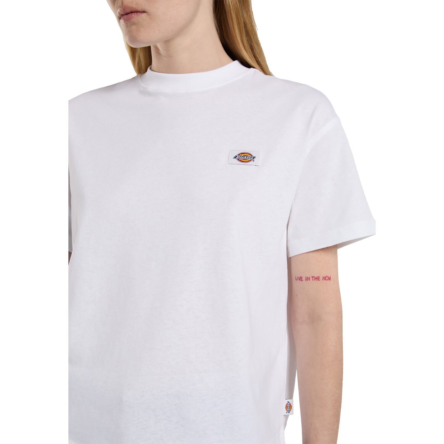 Dickies Oakport female boxy t-shirt, White, 2XS