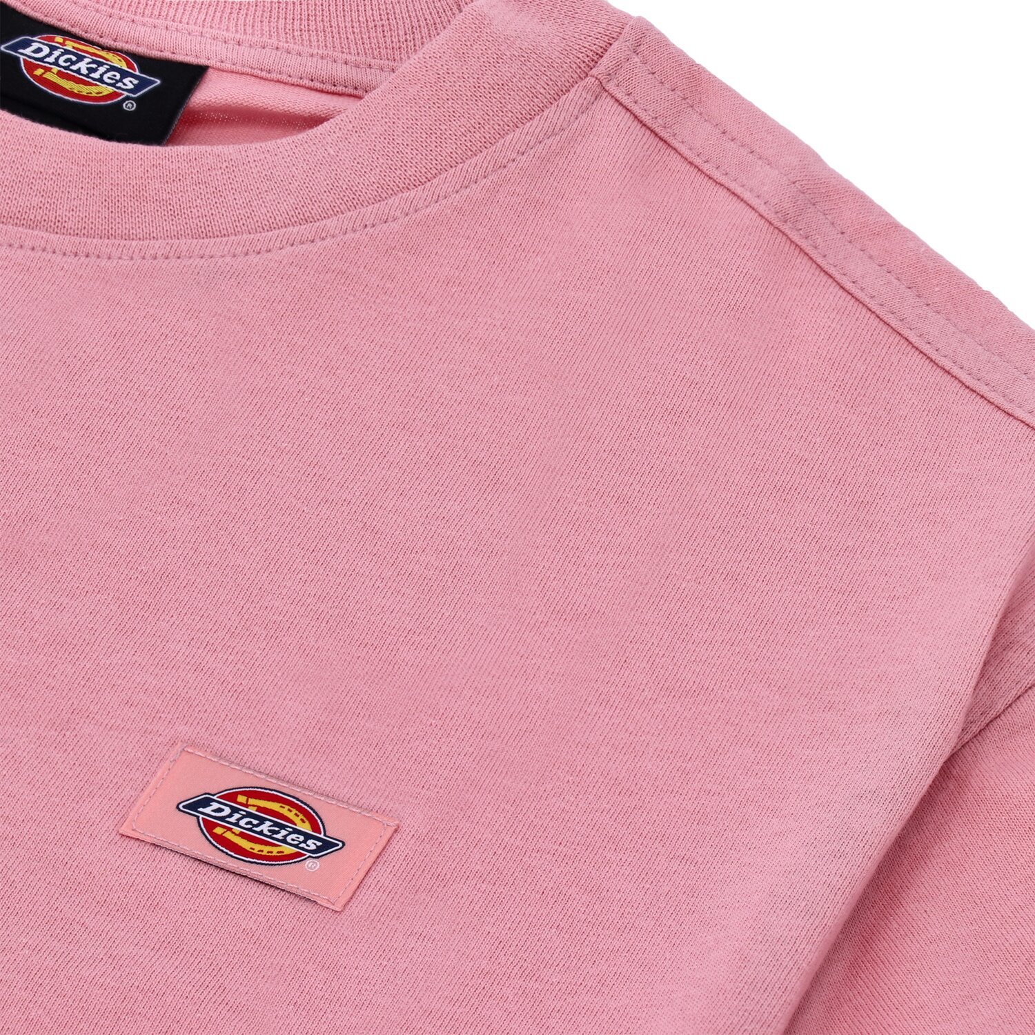 Dickies Oakport female boxy t-shirt, bridal rose Pink, 2XS