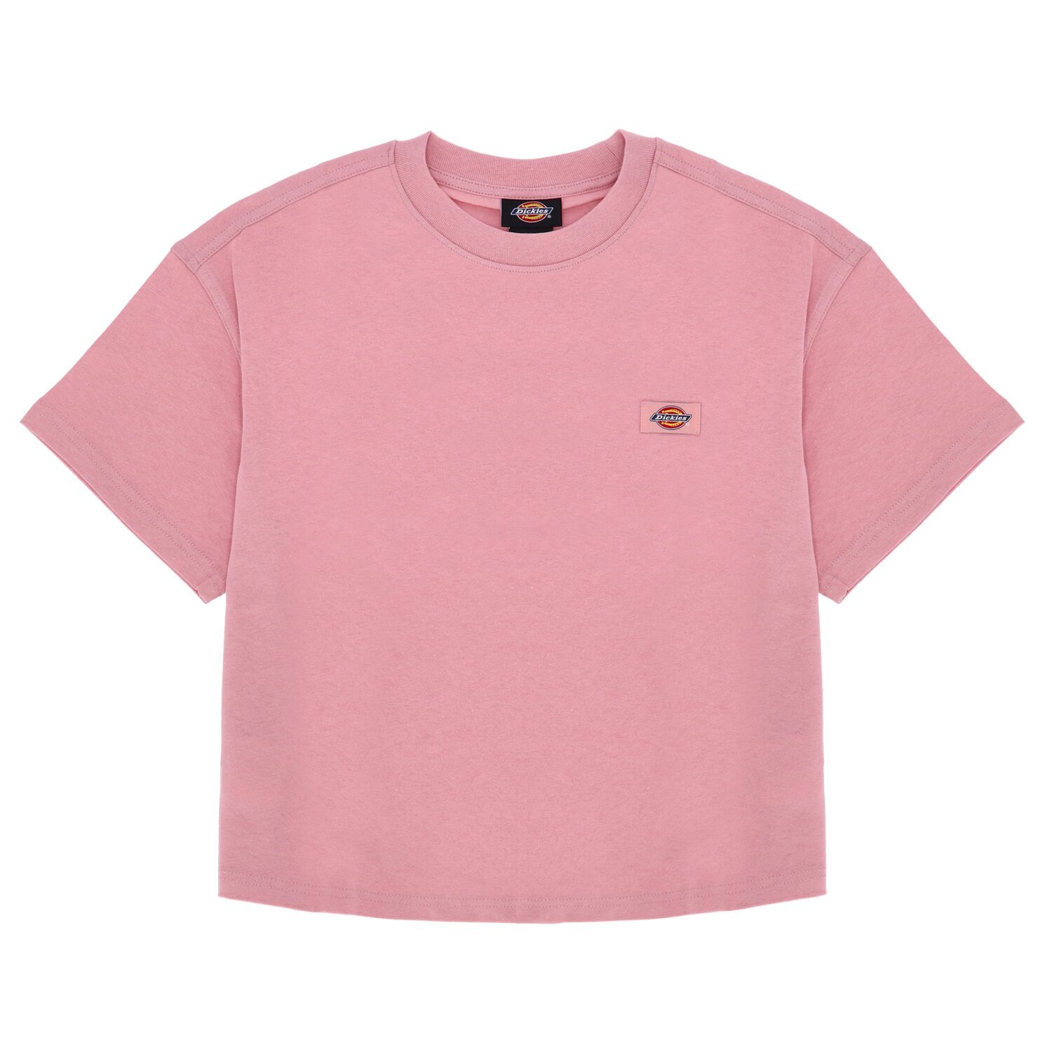 Dickies Oakport female boxy t-shirt, bridal rose Pink, 2XS